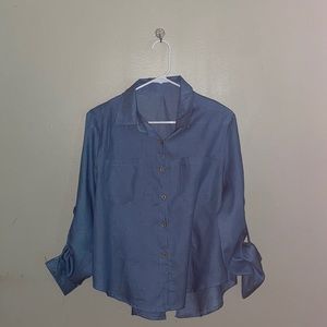 MOMFIE Womens Chambray Shirt